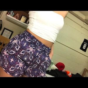 Sexy flowy printed summer shorts